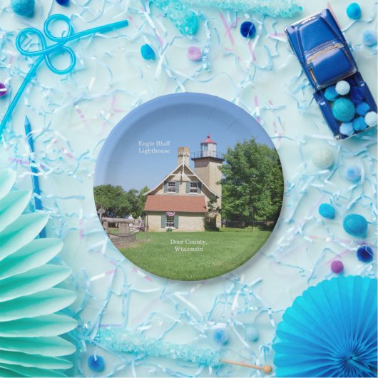 Eagle Bluff Lighthouse Papierteller (Party)