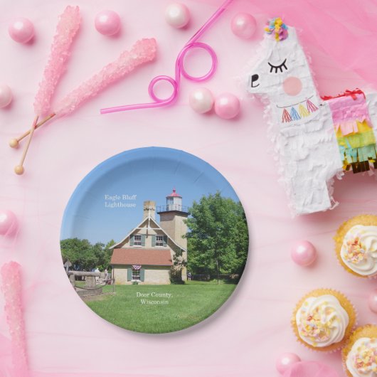 Eagle Bluff Lighthouse Papierteller (Party)