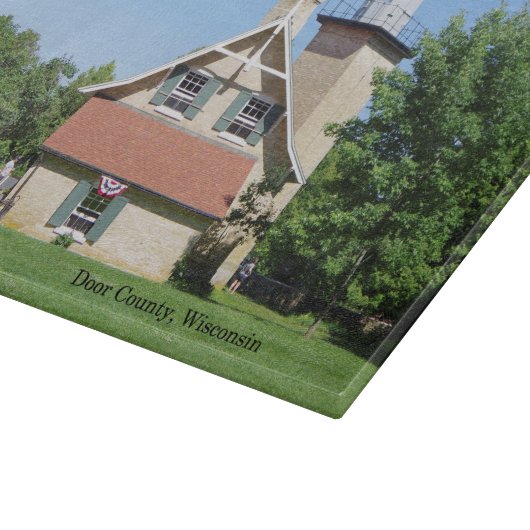 Eagle Bluff Lighthouse Schneidbrett Schneidebrett (Ecke)