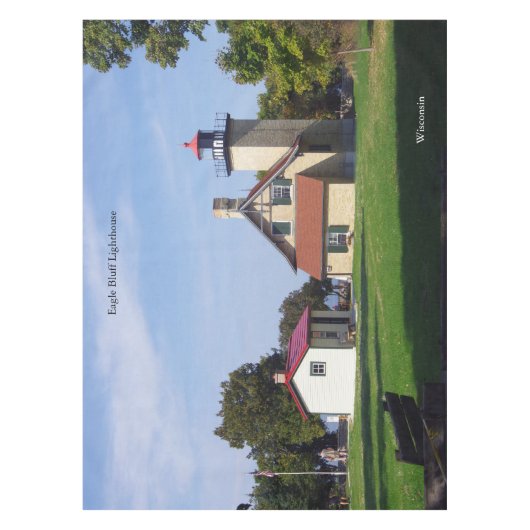 Eagle Bluff Lighthouse tablecloth Tischdecke (Vorderseite)