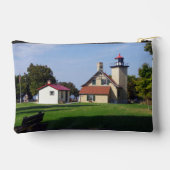 Eagle Bluff Lighthouse zipper bag Zubehörtasche (Rückseite)
