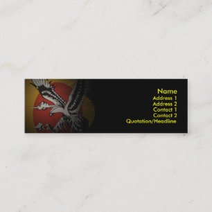 Eagle Business Card Mini Visitenkarte