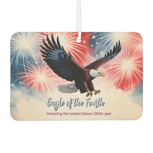 Eagle Calendar 2026 • New Car Scent • 1776–2026 US Autolufterfrischer (Vorderseite)