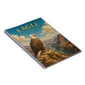 Eagle Canyon Cliffs Watercolor GeoSaga Notizblock (Rechte Seite)