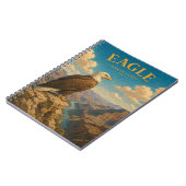 Eagle Canyon Cliffs Watercolor GeoSaga Notizblock (Linke Seite)