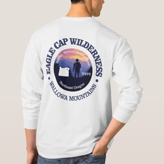 Eagle Cap Wilderness (rd2) T-Shirt (Rückseite)