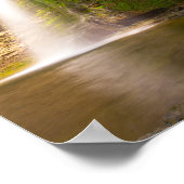 Eagle Cliff Falls, Havana Glen, New York Poster (Ecke)