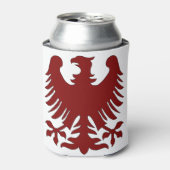 Eagle Coat Arms Phoenix Maroon Nobility Heraldic Dosenkühler (Kanne Vorderseite)
