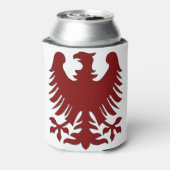 Eagle Coat Arms Phoenix Maroon Nobility Heraldic Dosenkühler (Kanne Rückseite)