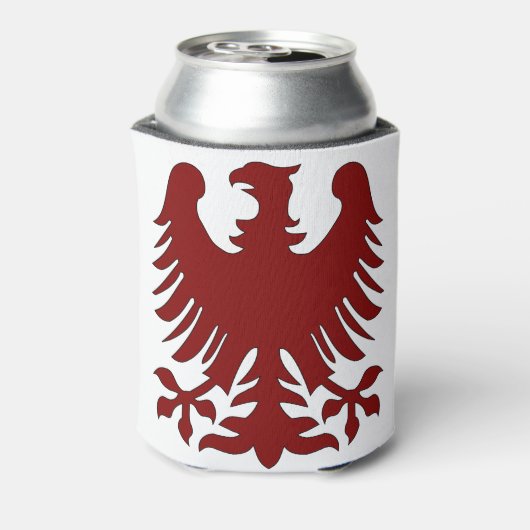 Eagle Coat Arms Phoenix Maroon Nobility Heraldic Dosenkühler (Kanne Rückseite)
