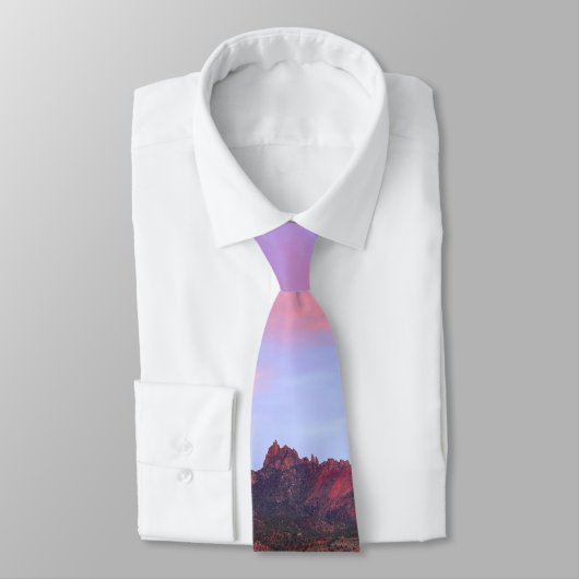 Eagle Crags Utah Sunset Landschaft Krawatte (Gebunden)