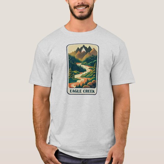 Eagle Creek Oregon Colors T-Shirt (Vorderseite)