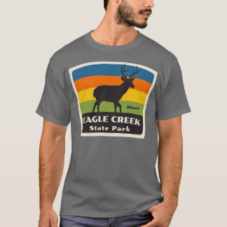 Eagle Creek Staat Park Illinois Roaming Deer T-Shirt