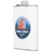 Eagle Creek Wild und Landschaftlicher Fluss Flachmann (Links)