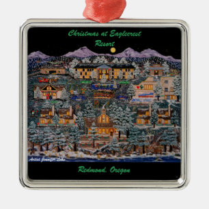 Eagle Crest Resort Ornament Aus Metall