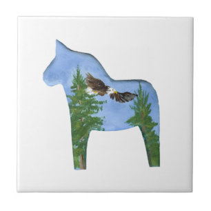 Eagle Dala Horse Tile Fliese