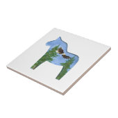 Eagle Dala Horse Tile Fliese (Seite)