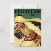 “Eagle Dancer” Western Art by Gerald Cassidy Dankeskarte (Vorderseite)