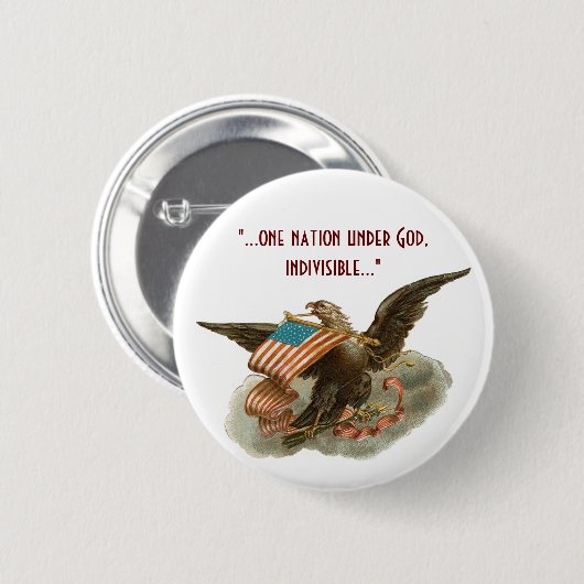 Eagle des alten Ruhmes Button (Vorne & Hinten)