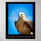 Eagle Design Motivierend Inspiration Poster (Vorne)