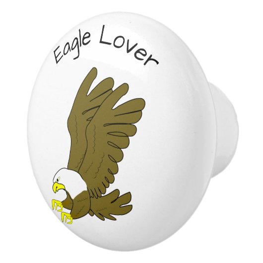 Eagle Design Personalisiert Keramikknauf (Rechts)