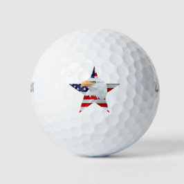 Eagle, die amerikanische Flagge, Patriotisch Golfball
