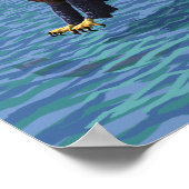 Eagle DivingSouth Dakota Poster (Ecke)