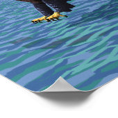 Eagle DivingUtah Poster (Ecke)