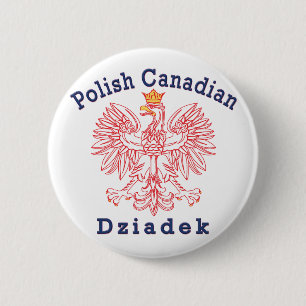 Eagle Dziadek Button
