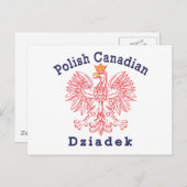 Eagle Dziadek Postkarte (Vorne/Hinten)