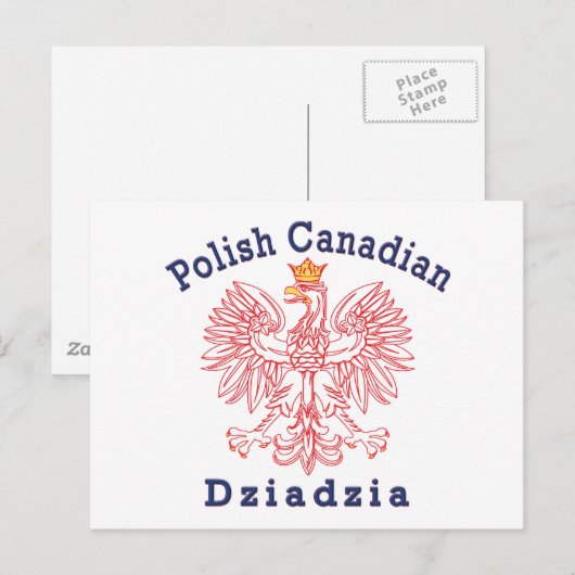 Eagle Dziadzia Postkarte (Vorne/Hinten)