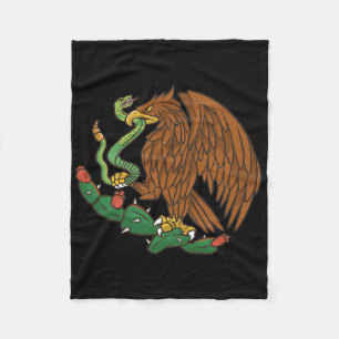 Eagle Emblem Mexiko mexikanische Flagge Cinco De M Fleecedecke