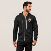 Eagle Emblem USA Flag | DD 214 Alumni Black Hoodie (Vorne ganz)