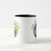Eagle Emblem USA Flag | DD 214 Alumni Tasse (Zentrum)