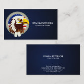 Eagle Emblem USA Flag Visitenkarte (Vorne/Hinten)