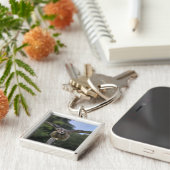 Eagle-Eule (Bubo Bubo) Schlüsselanhänger (Seite)