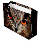 Eagle-Eule Große Geschenktüte (Rückseite Schrägansicht)