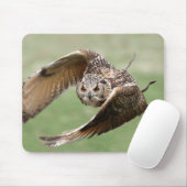 Eagle-Eule im Flug Mousepad (Mit Mouse)