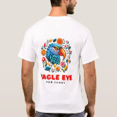 Eagle Eye für Funny T-Shirt (Rückseite)
