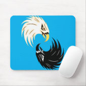 "Eagle Eye"-Mausepad - Blau Mousepad (Mit Mouse)