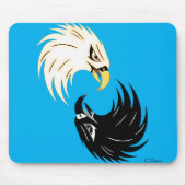 "Eagle Eye" Mousepad - Blue (Vorne)