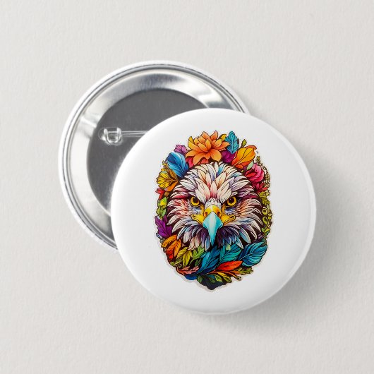 Eagle Face Button (Vorne & Hinten)