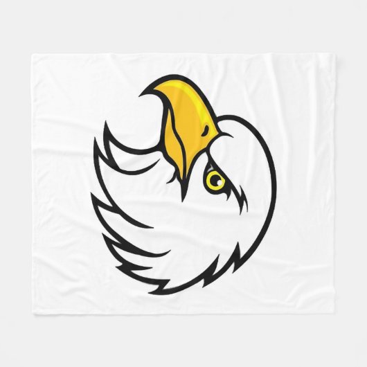 Eagle Face Fleecedecke (Vorderseite (Horizontal))