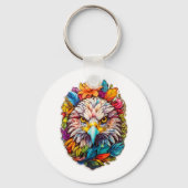 Eagle Face Schlüsselanhänger (Vorderseite)