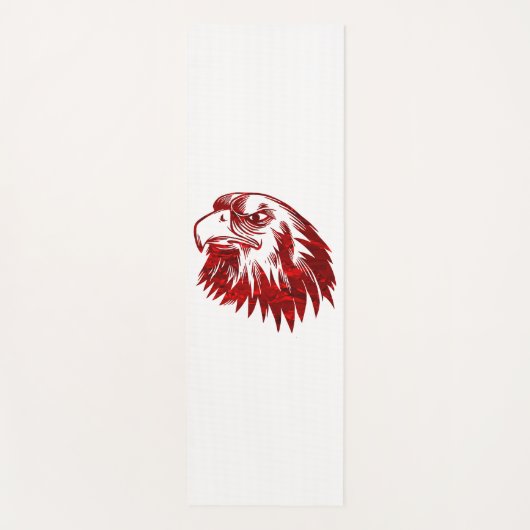 Eagle Face Yogamatte (Vorderseite)