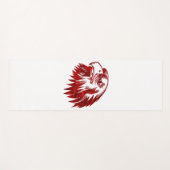 Eagle Face Yogamatte (Vorderseite (Horizontal))