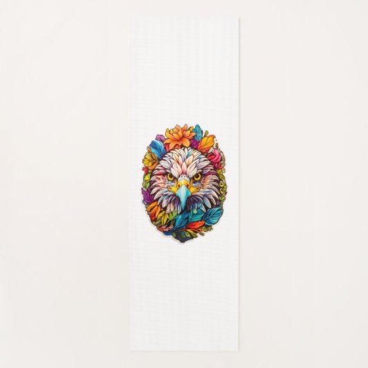 Eagle Face Yogamatte (Vorderseite)