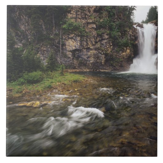 Eagle Falls aka Trick Falls in den zwei Fliese (Vorderseite)