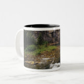 Eagle Falls aka Trick Falls in den zwei Zweifarbige Tasse (Vorderseite Links)
