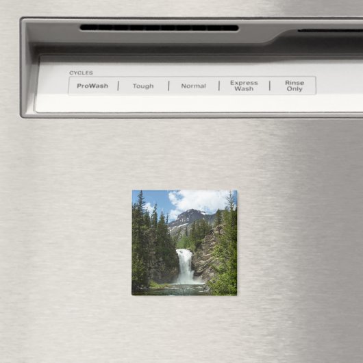 Eagle Falls im Glacier National Park Magnet (In Situ (Geschirrspüler))